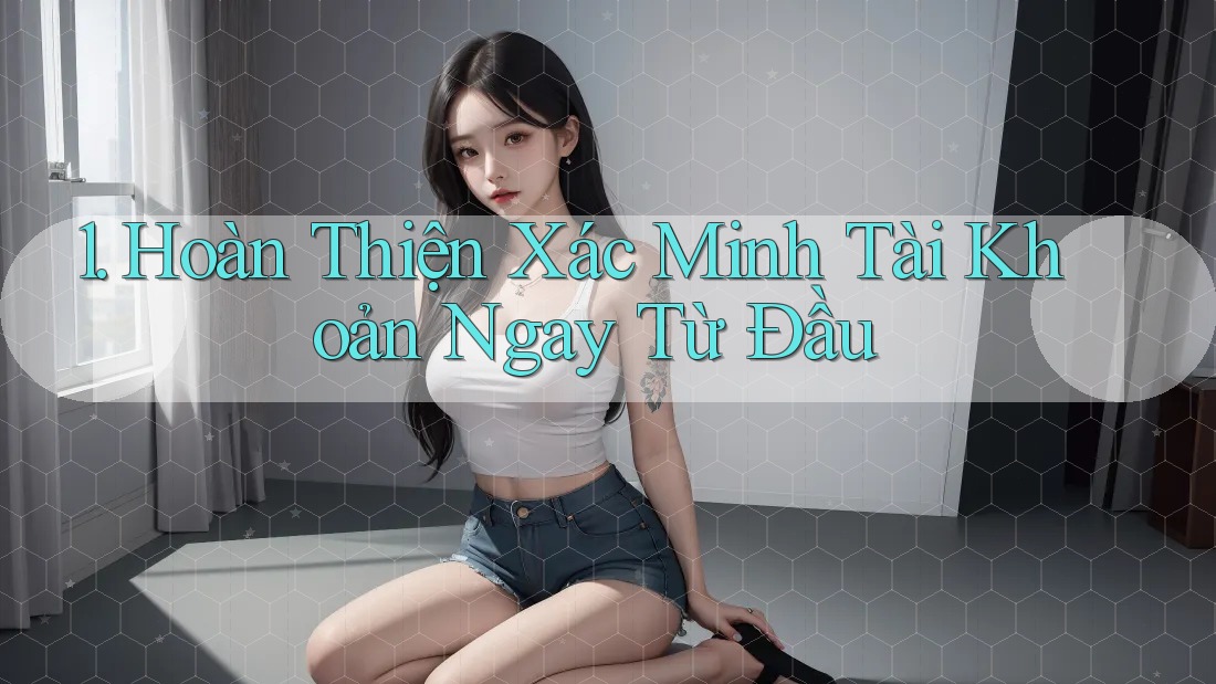 1. Hoàn Thiện Xác Minh Tài Khoản Ngay Từ Đầu