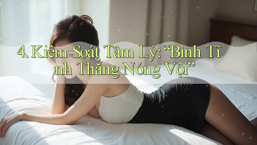 4. Kiểm Soát Tâm Lý: “Bình Tĩnh Thắng Nóng Vội”