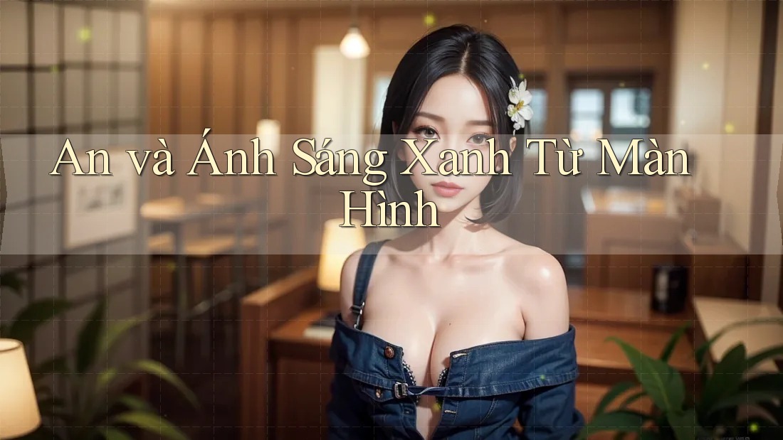 An và Ánh Sáng Xanh Từ Màn Hình