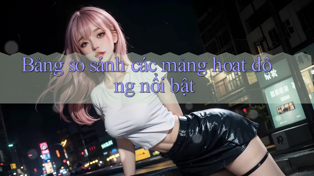 Bảng so sánh các mảng hoạt động nổi bật Bảng so sánh các mảng hoạt động nổi bật