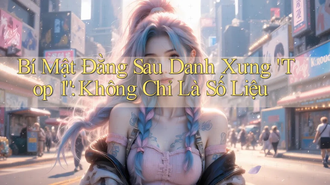 Bí Mật Đằng Sau Danh Xưng “Top 1”: Không Chỉ Là Số Liệu