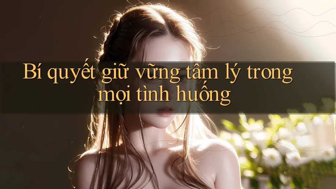 Bí quyết giữ vững tâm lý trong mọi tình huống Bí quyết giữ vững tâm lý trong mọi tình huống