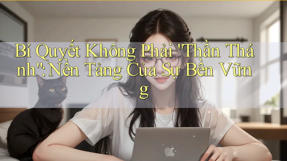 Bí Quyết Không Phải “Thần Thánh”: Nền Tảng Của Sự Bền Vững