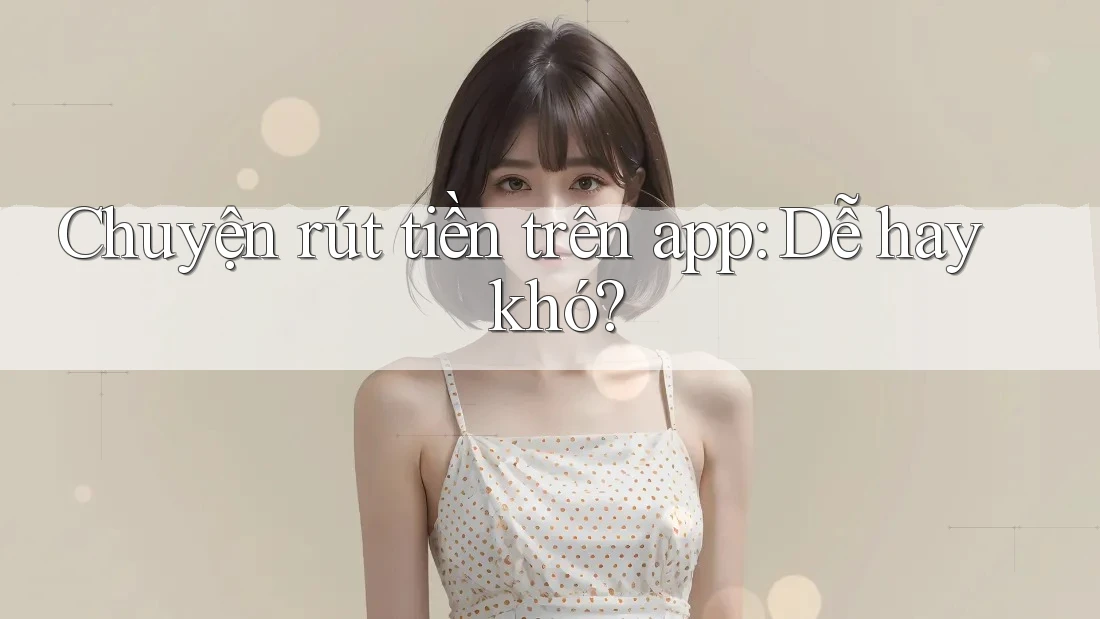 Chuyện rút tiền trên app: Dễ hay khó?