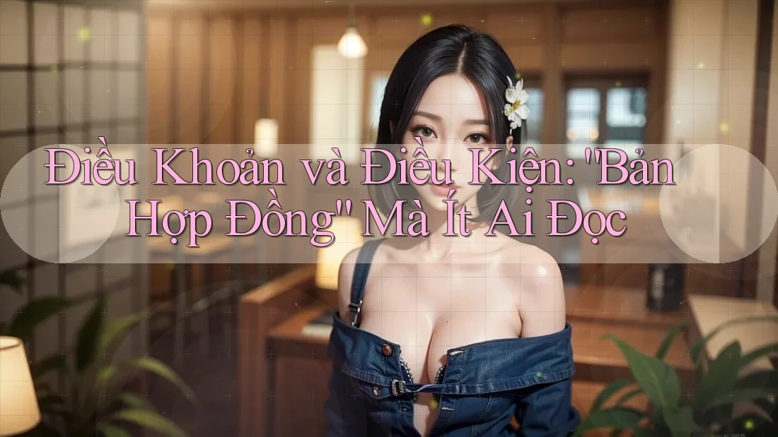 Điều Khoản và Điều Kiện: “Bản Hợp Đồng” Mà Ít Ai Đọc