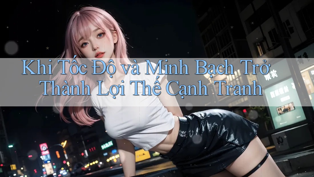 Khi Tốc Độ và Minh Bạch Trở Thành Lợi Thế Cạnh Tranh