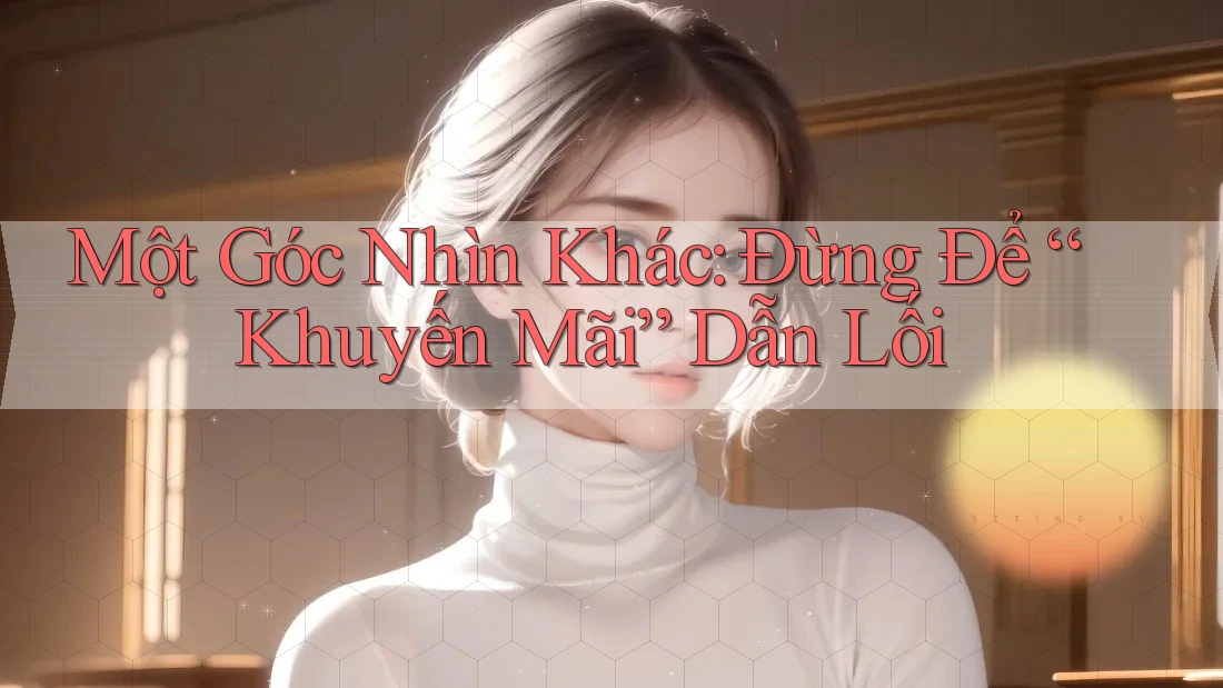 Một Góc Nhìn Khác: Đừng Để “Khuyến Mãi” Dẫn Lối