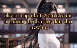 okvip cập nhật 2026 cho dân thành phố hướng dẫn cho newbie