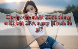 Okvip cập nhật 2026 dùng wifi bật 2FA ngay flush là gì