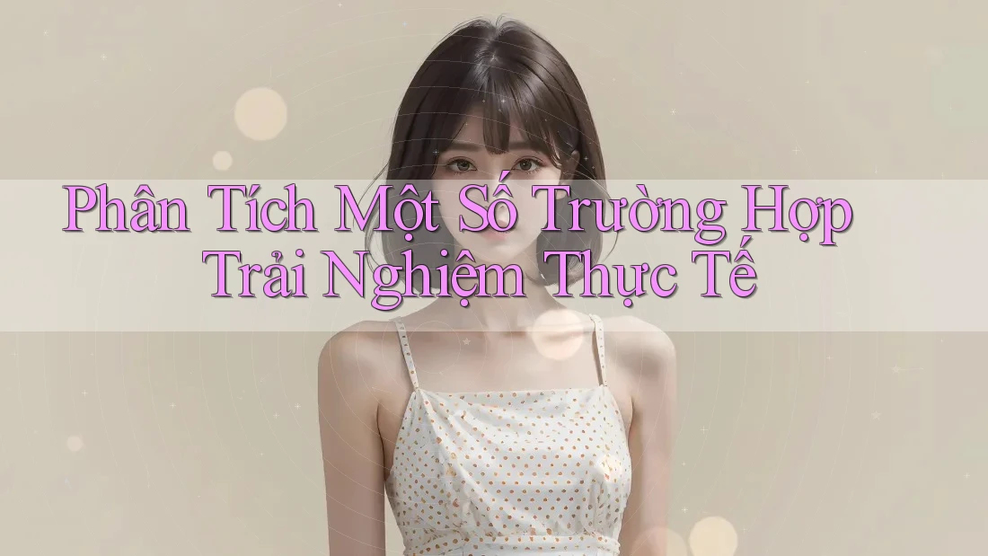 Phân Tích Một Số Trường Hợp Trải Nghiệm Thực Tế Phân Tích Một Số Trường Hợp Trải Nghiệm Thực Tế