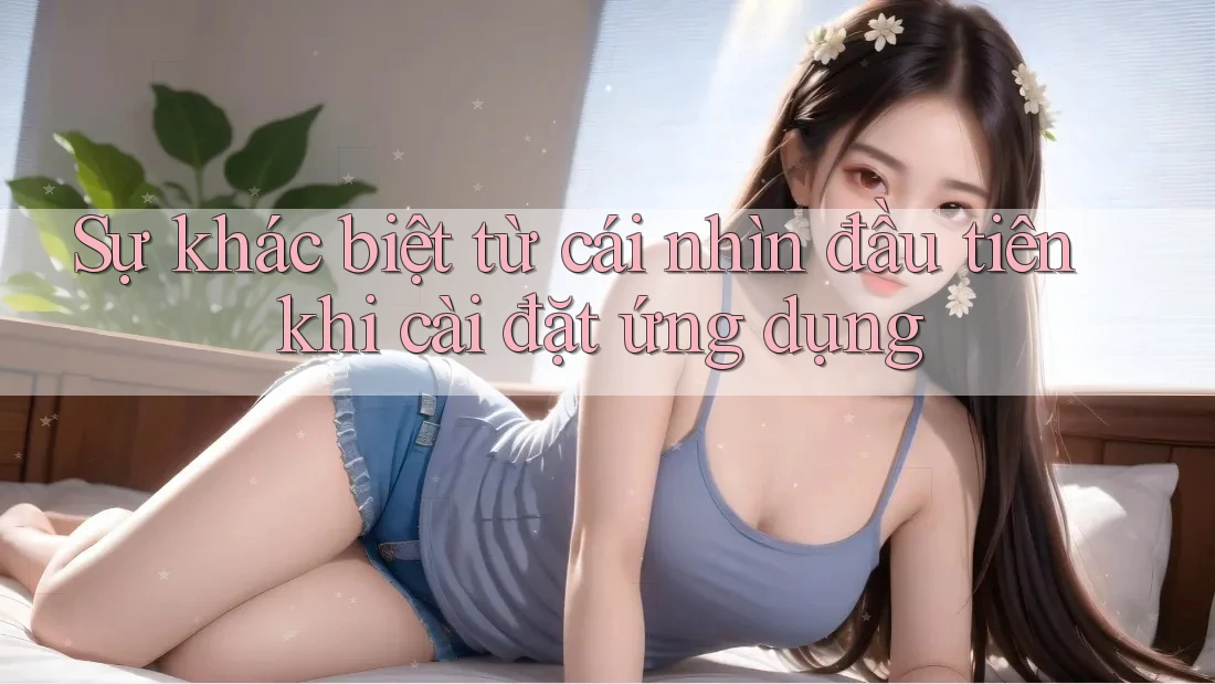 Sự khác biệt từ cái nhìn đầu tiên khi cài đặt ứng dụng