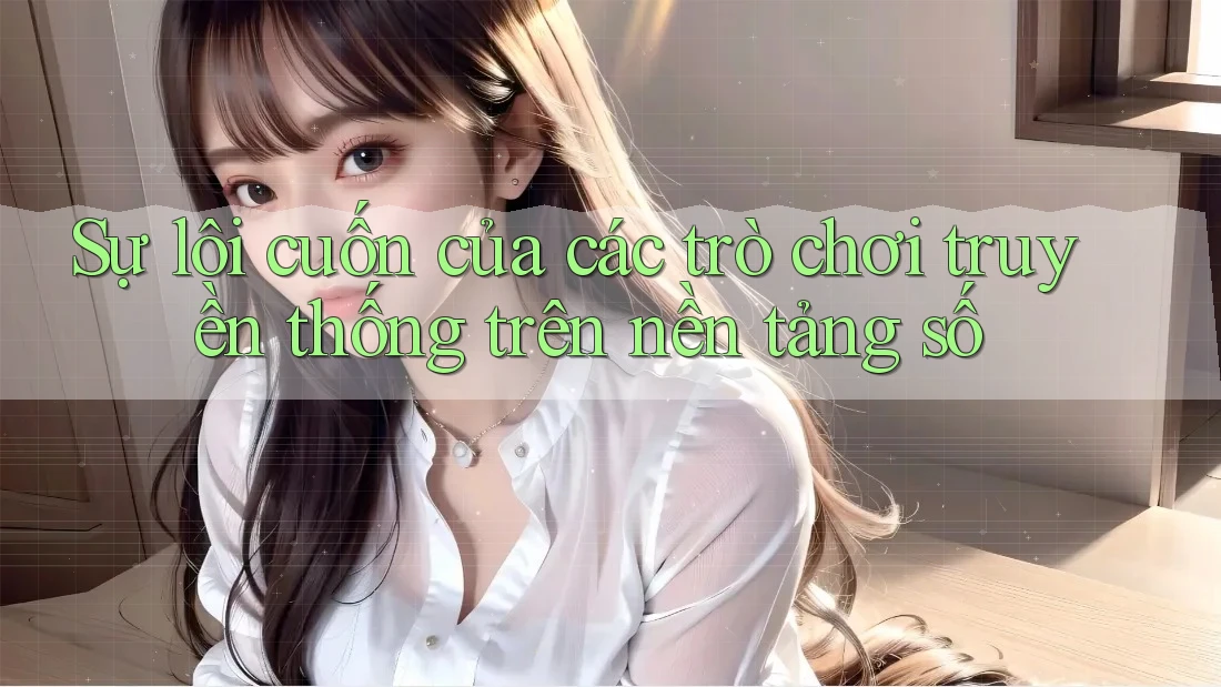 Sự lôi cuốn của các trò chơi truyền thống trên nền tảng số