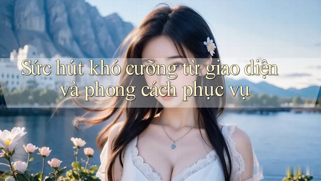 Sức hút khó cưỡng từ giao diện và phong cách phục vụ