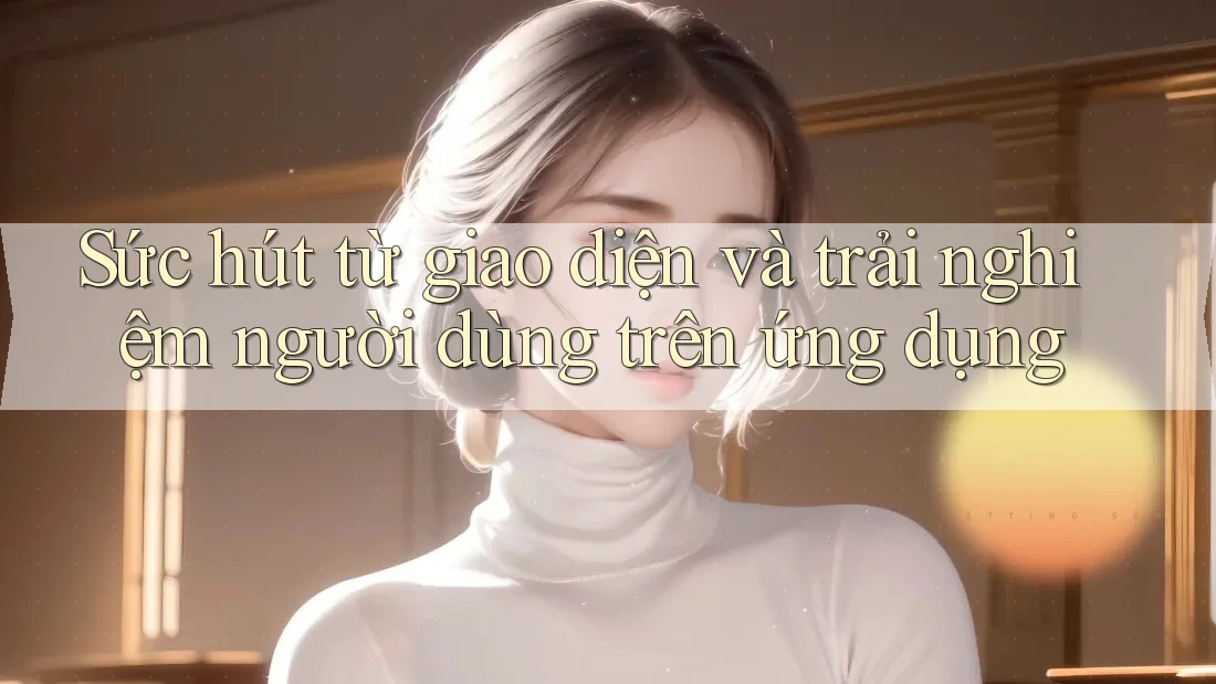 Sức hút từ giao diện và trải nghiệm người dùng trên ứng dụng