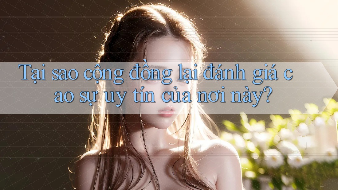 Tại sao cộng đồng lại đánh giá cao sự uy tín của nơi này?