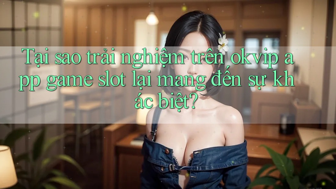 Tại sao trải nghiệm trên okvip app game slot lại mang đến sự khác biệt?