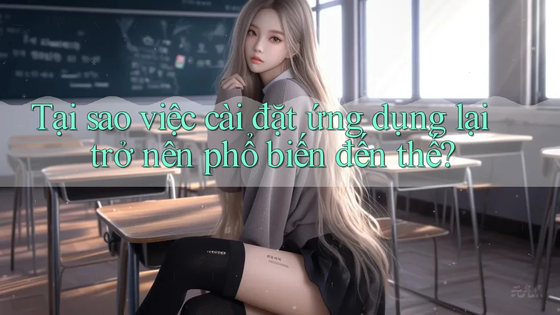 Tại sao việc cài đặt ứng dụng lại trở nên phổ biến đến thế? Tại sao việc cài đặt ứng dụng lại trở nên phổ biến đến thế?
