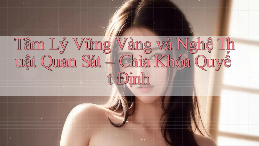 Tâm Lý Vững Vàng và Nghệ Thuật Quan Sát – Chìa Khóa Quyết Định