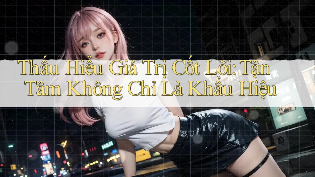 Thấu Hiểu Giá Trị Cốt Lõi: Tận Tâm Không Chỉ Là Khẩu Hiệu